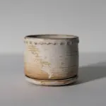 Rustikalna sivo-braonkasta saksija