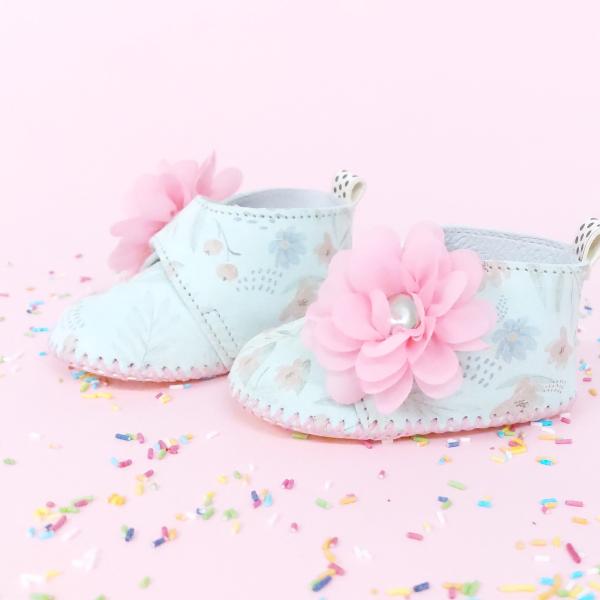 Kožne bebi nehodajuće cipelice za devojčice C4