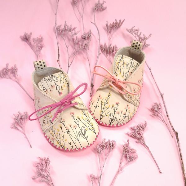 Kožne bebi nehodajuće cipelice za devojčice C3