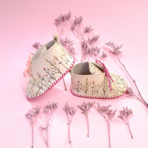 Kožne bebi nehodajuće cipelice za devojčice C3